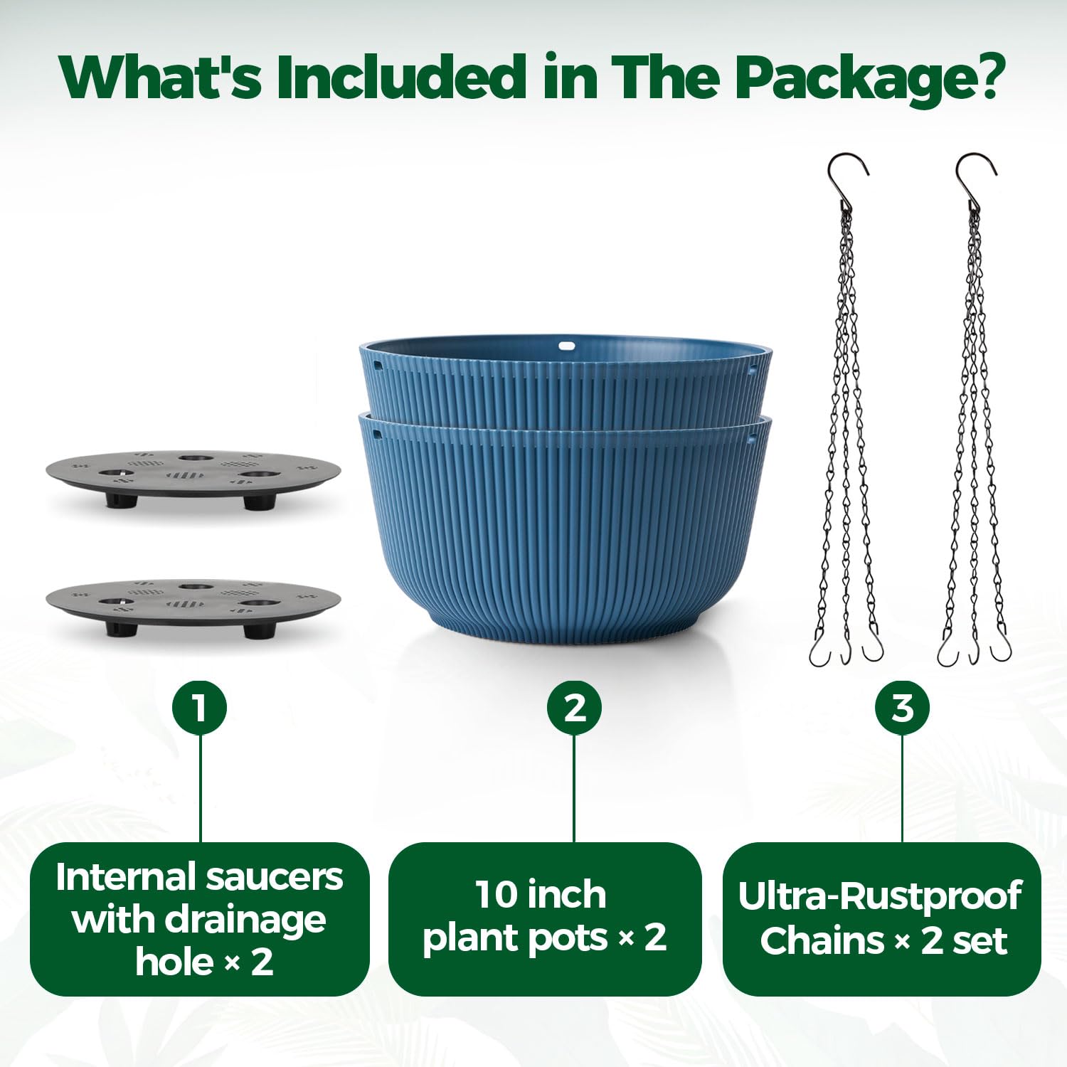 T4U indoor-outdoor hanging planter blends minimalist style with practical drainage.