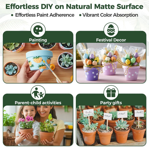 T4U indoor/outdoor terracotta pots for versatile display
