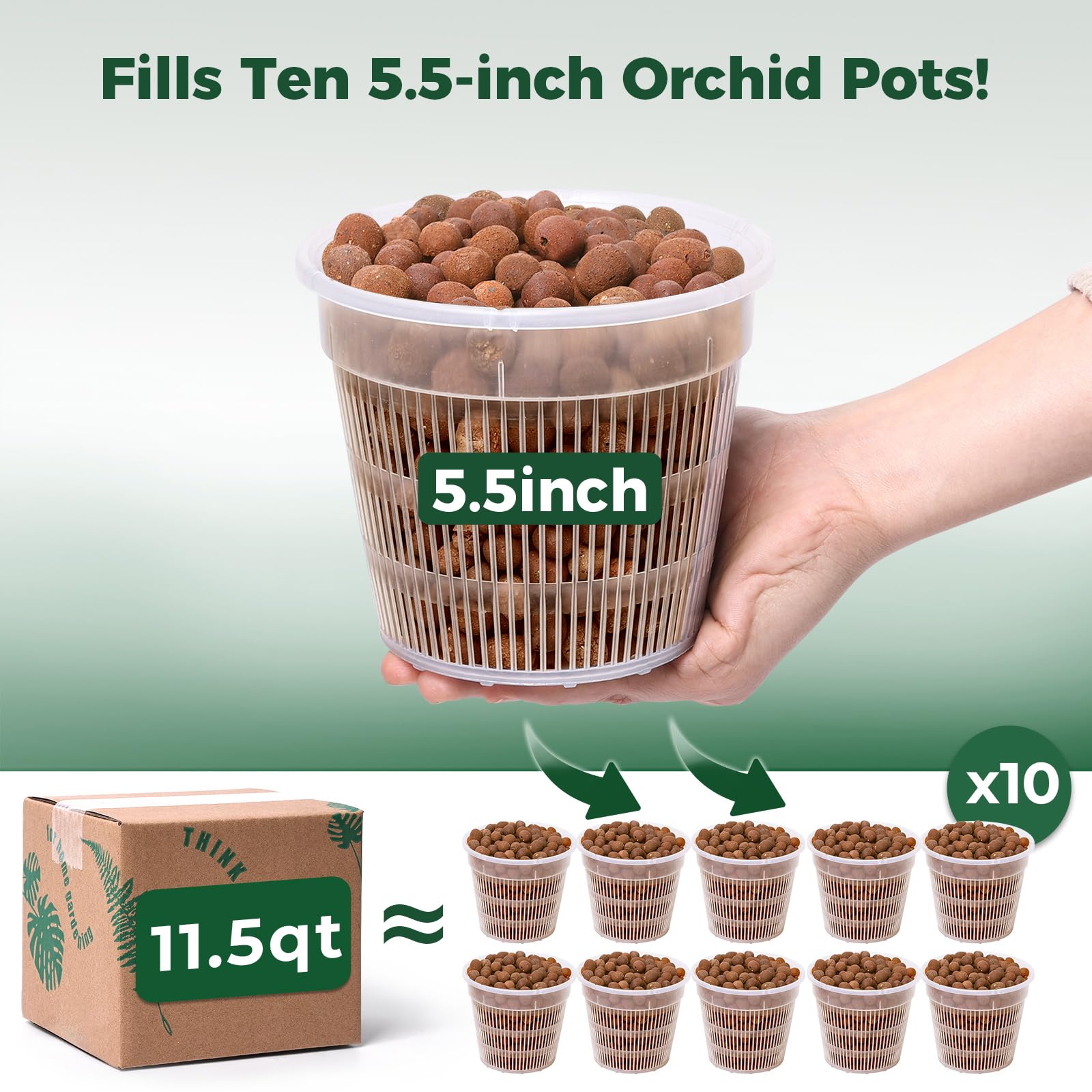 T4U Leca clay pebbles in hydroponics setup promoting airflow to roots