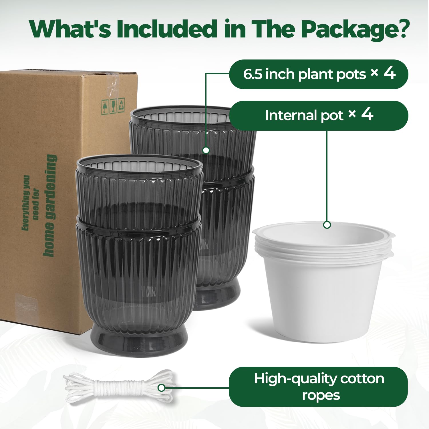 T4U lightweight 6-inch pot is easy to move and clean.