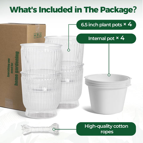 Lightweight design makes moving and cleaning a breeze for busy plant lovers.