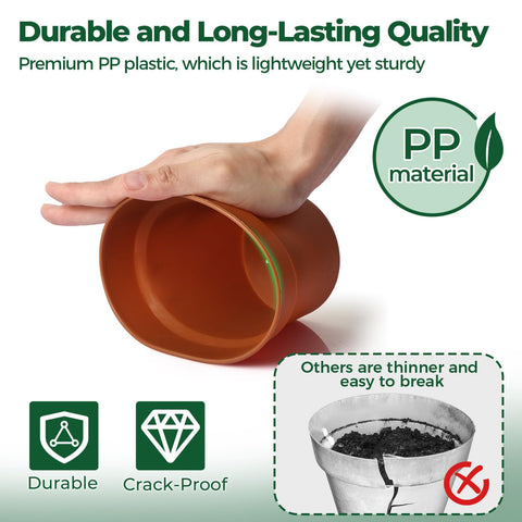 T4U 5-inch pot with mesh drainage holes for healthy root airflow.