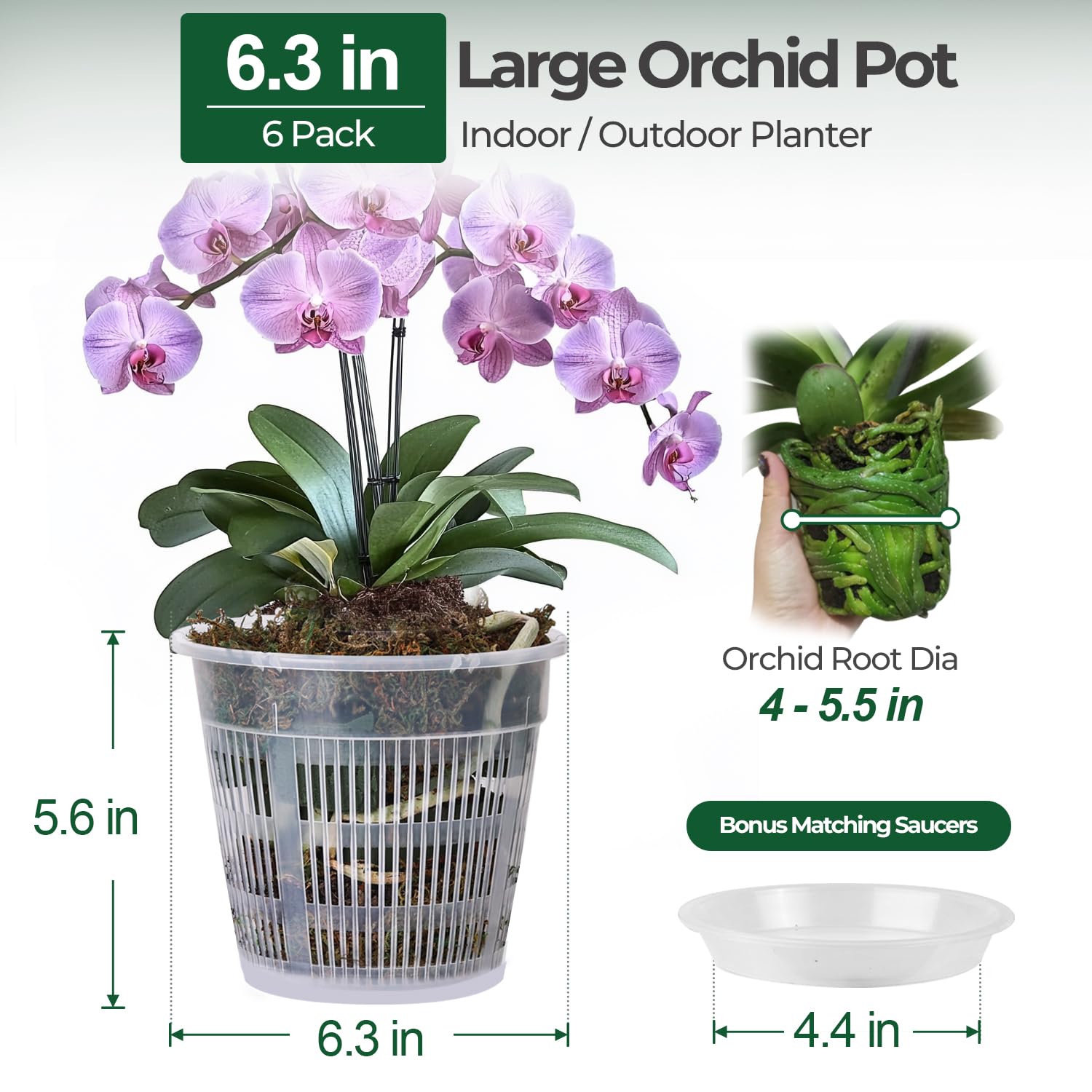 T4U orchid pot holes close-up showing airflow design