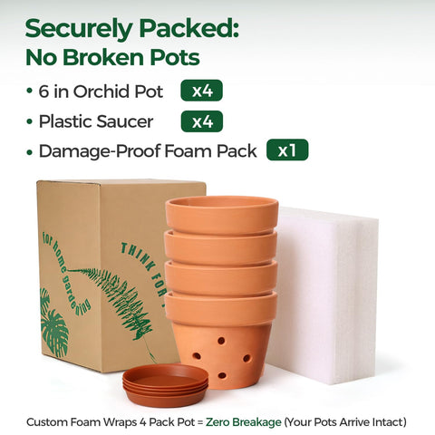 T4U orchid pot indoors or on covered patios for flexible display