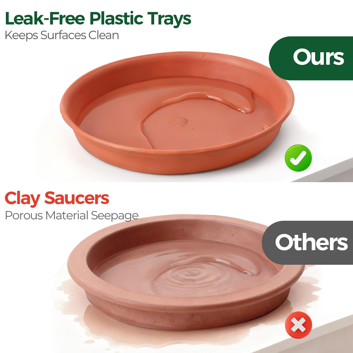 T4U 6 inch terracotta pot on windowsill pairs classic look with practicality
