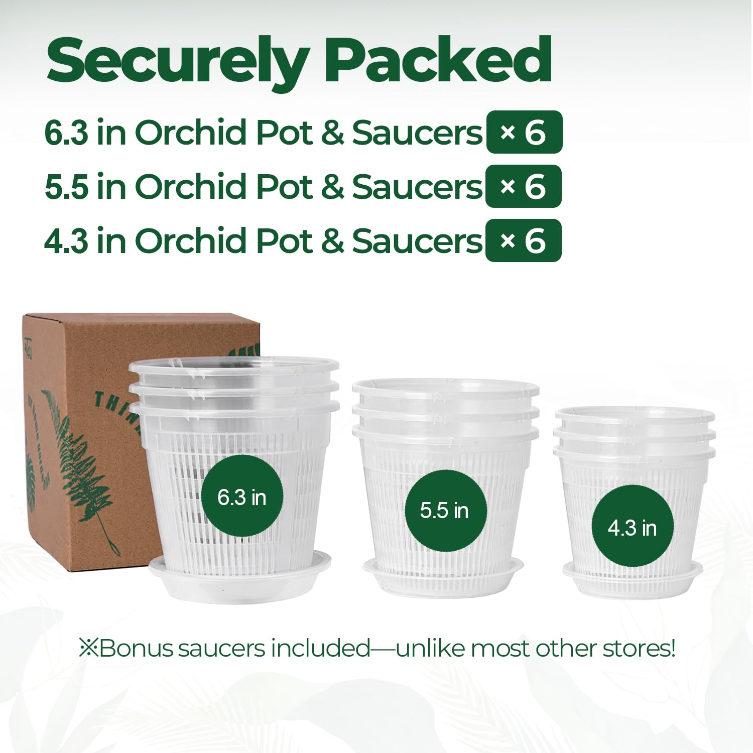 T4U Orchid Pot with saucer keeps surfaces clean and tidy.