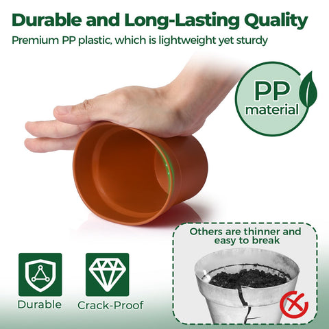 T4U plant pot with drainage holes supports healthy root airflow.