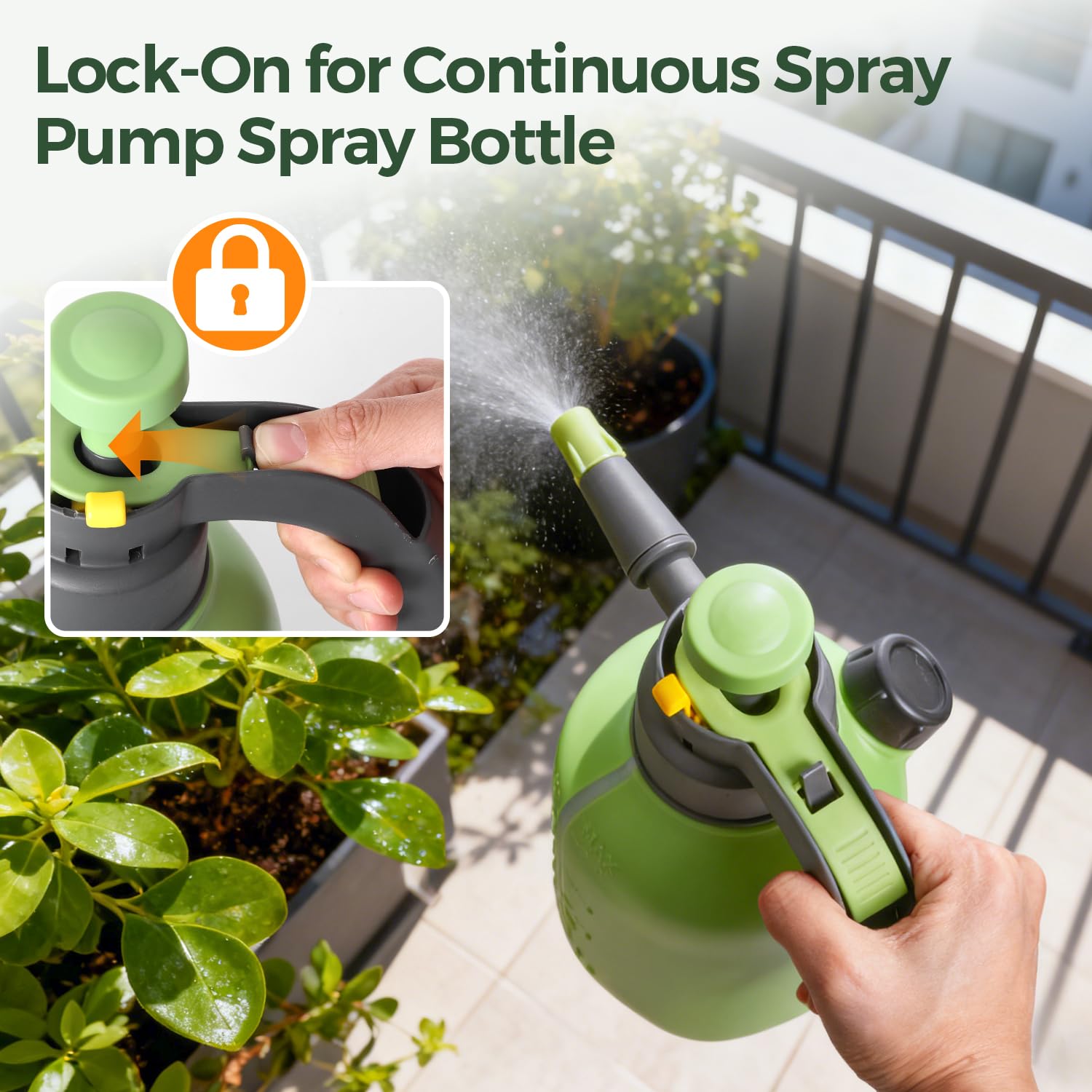 T4U ergonomic handle reduces fatigue during extended spraying tasks