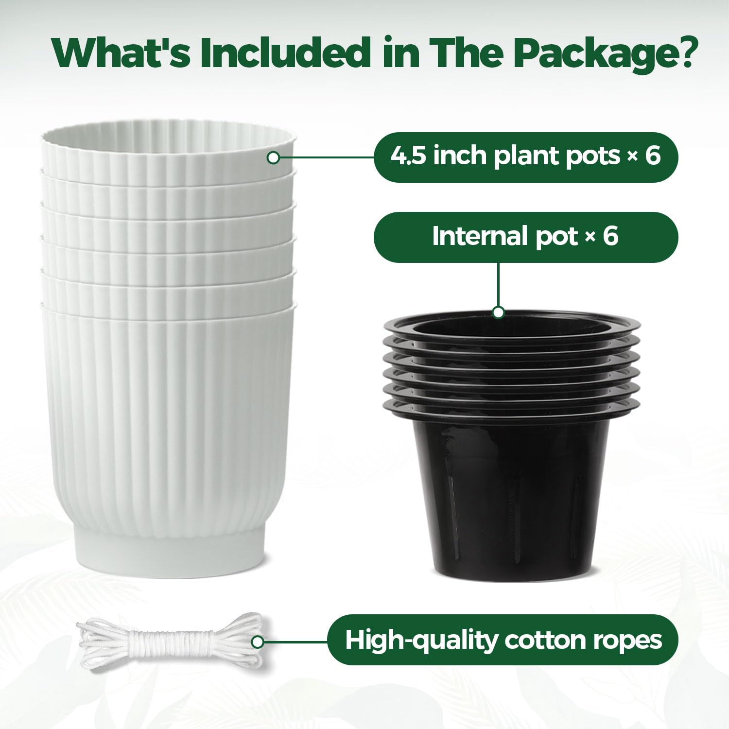 T4U safe non-toxic plastic pot protects plants.