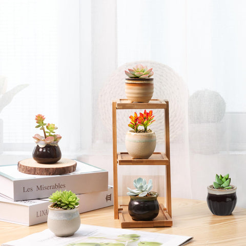 T4U miniature planters highlight handcrafted texture for cozy shelves.