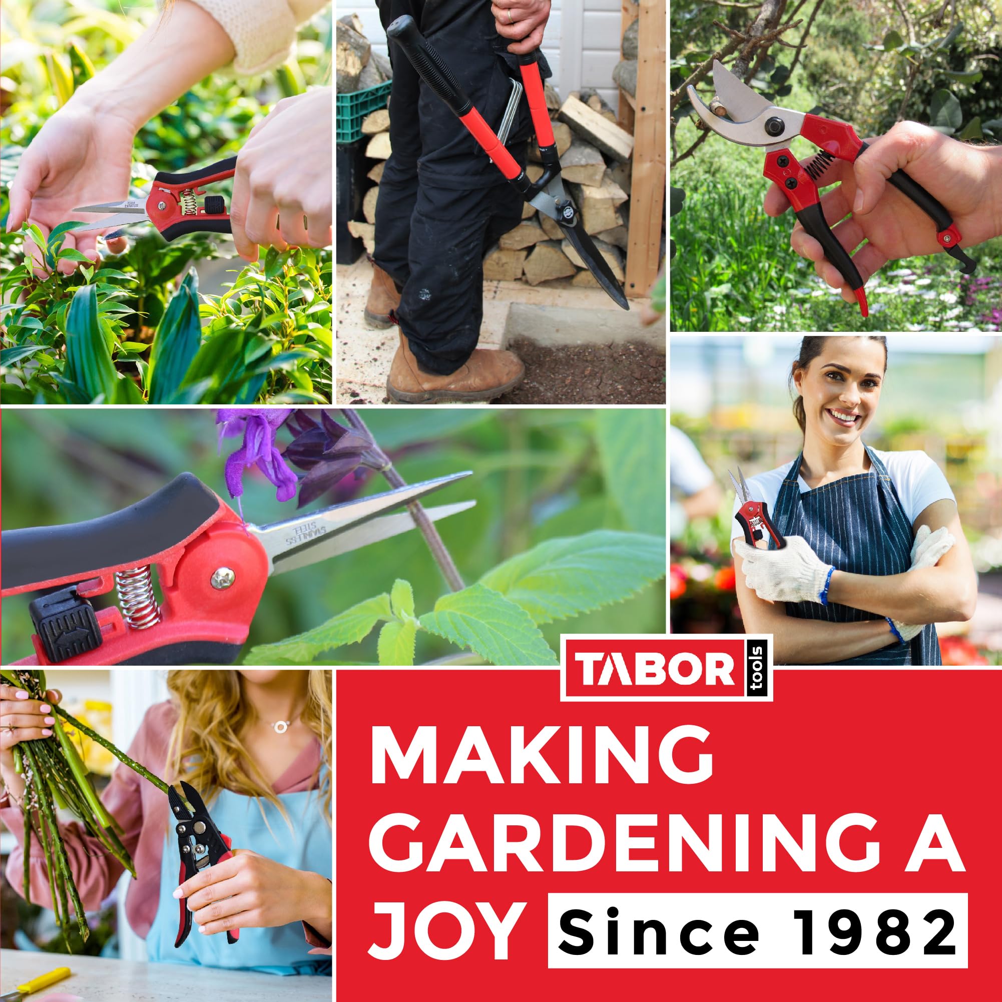 TABOR TOOLS adjustable rake supports easy maintenance and reliable seasonal yard tasks.
