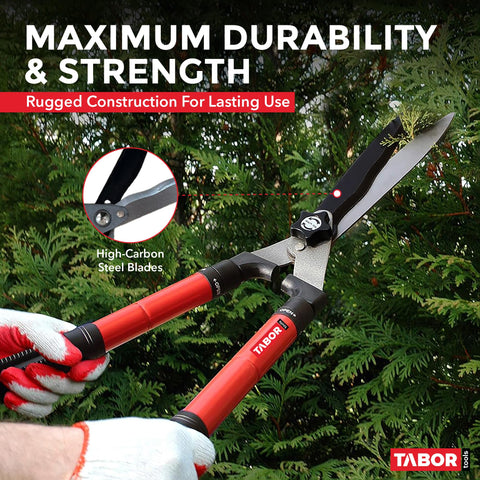 TABOR TOOLS B212A shock-absorbing bumpers minimize vibration for comfort.