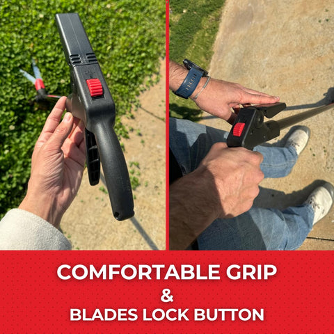 TABOR TOOLS GS01A 38-inch handle reduces back strain during trimming.
