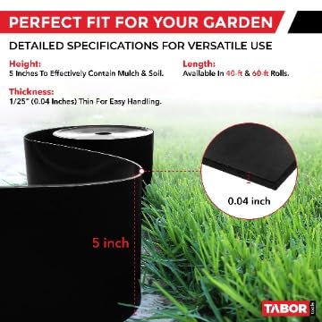 TABOR TOOLS terrace board in brown demonstrates smooth curves along garden paths