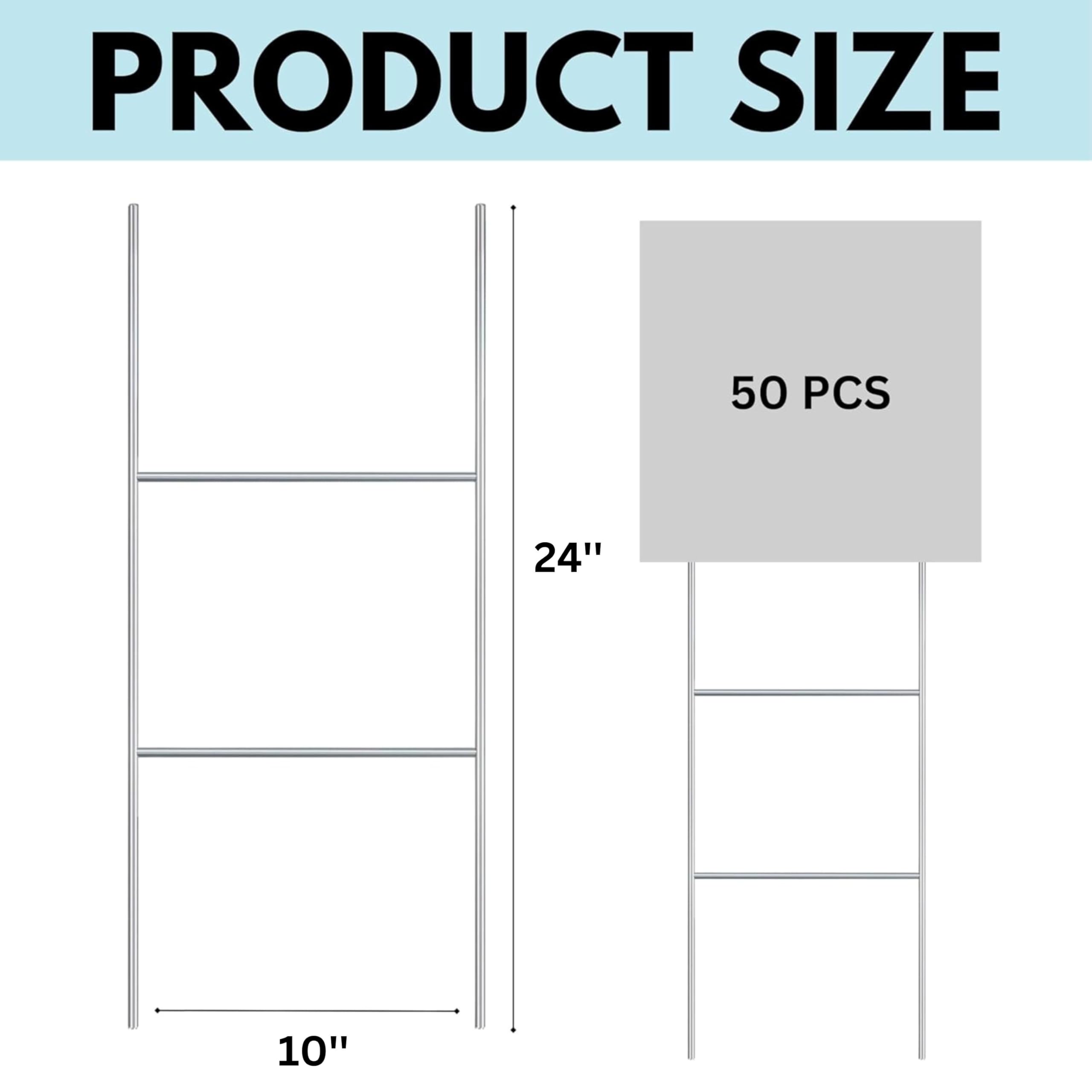 Tacmaster Plus wire stake fits 4mm panels for secure corrugated signs.