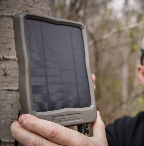 TACTACAM Reveal operates at 12.0 volts to sustain camera power.