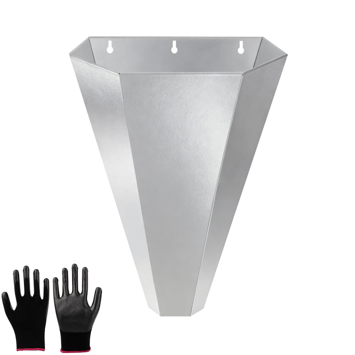 TAGEPUJIE chicken cone in galvanized steel designed for durable poultry handling up to 15 pounds