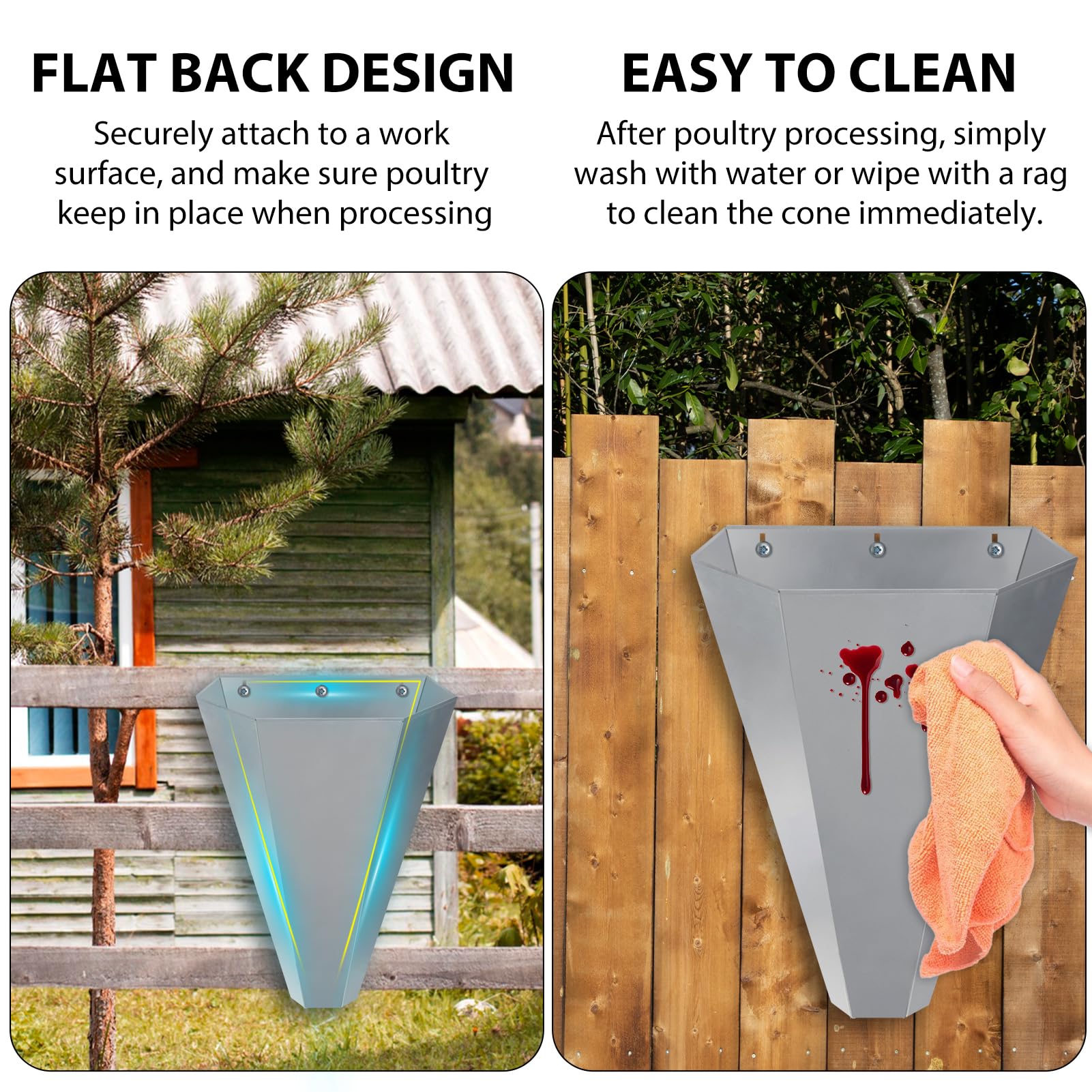 TAGEPUJIE cone fits birds up to 15 pounds for versatile use