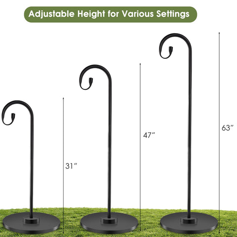 TAGEPUJIE round-base design provides stable support on a windy patio.
