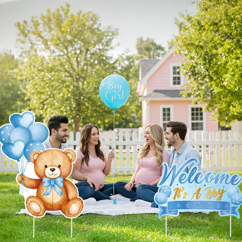 TagreSpike large bear yard sign 29x44 cm for prominent visibility.
