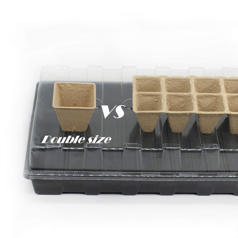 Taietc adjustable vents regulate temperature and humidity for seed trays.