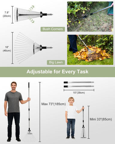 TAILBB 53-gallon reusable leaf bags reduce waste and simplify disposal