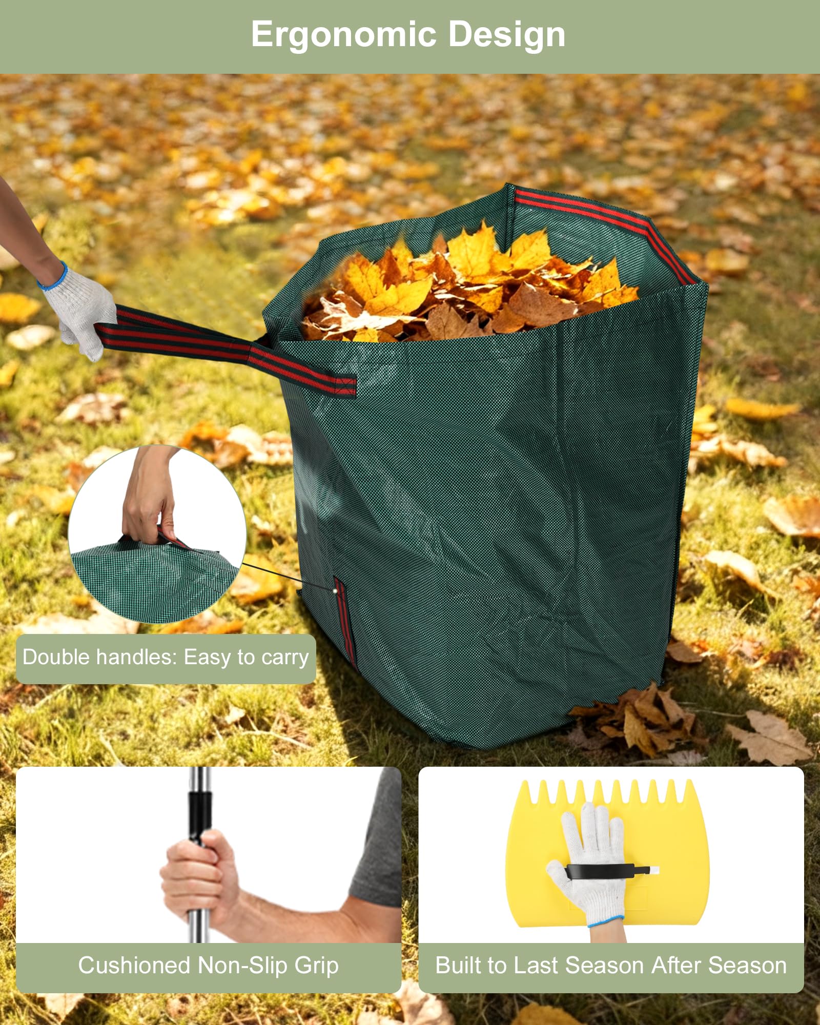 TAILBB standable bags simplify loading and transport
