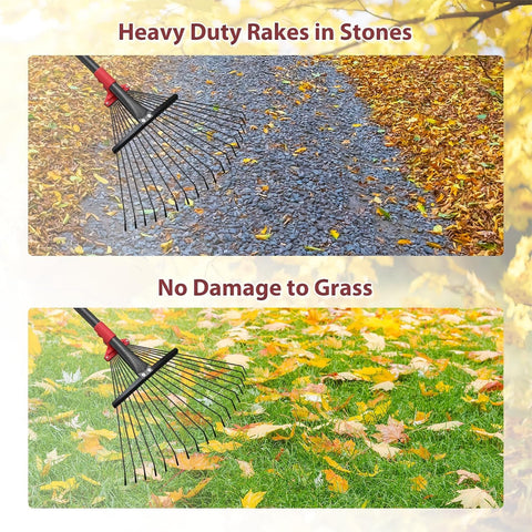 Tailernruye 61Inch rake is ideal for gardeners and outdoor workers