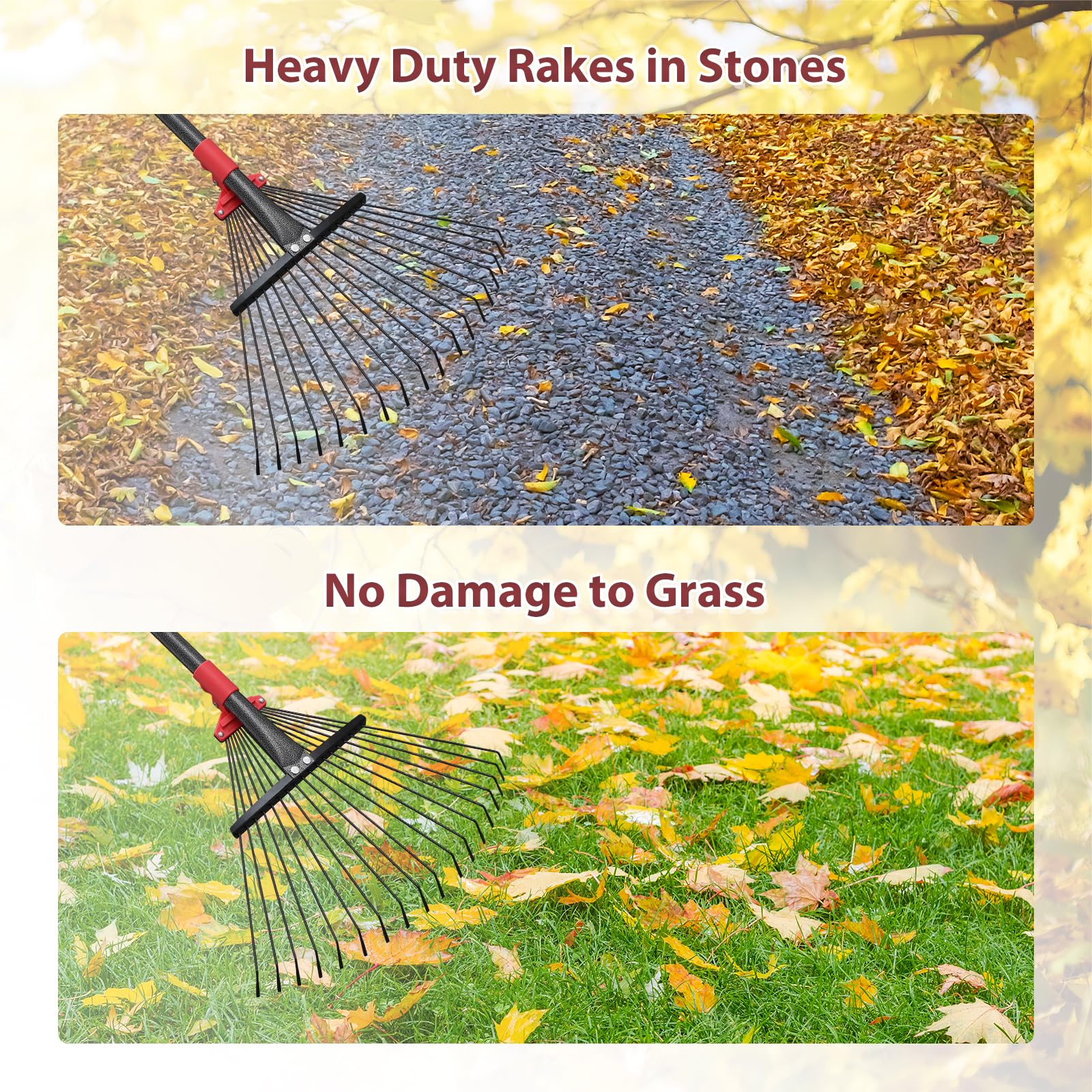 TAILERNRUYE extended reach helps reach under shrubs and along edges.