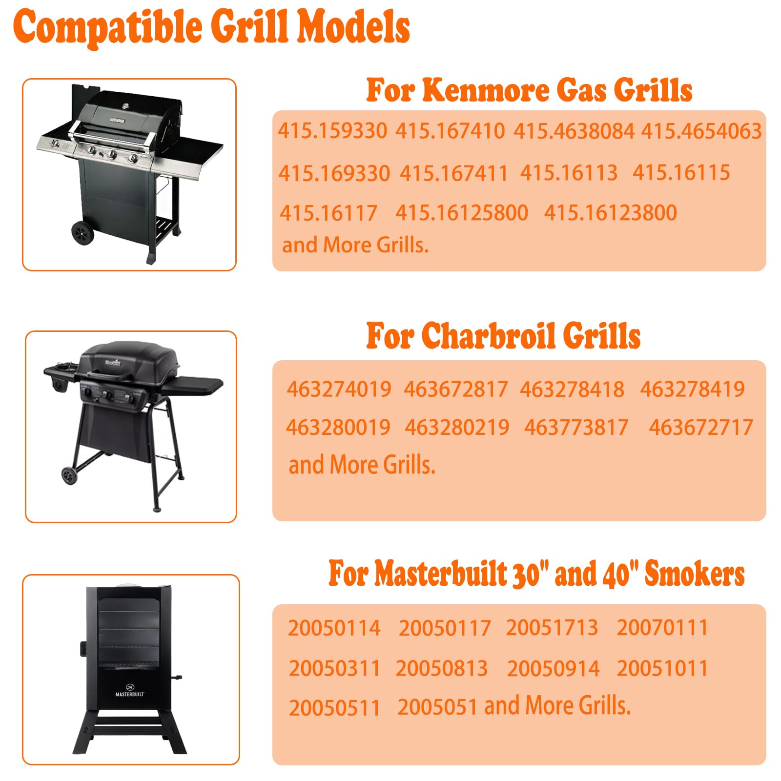 TAILGRILLER Char-Broil compatibility ensures a precise fit for your grill