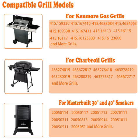 TAILGRILLER Char-Broil compatibility ensures a precise fit for your grill