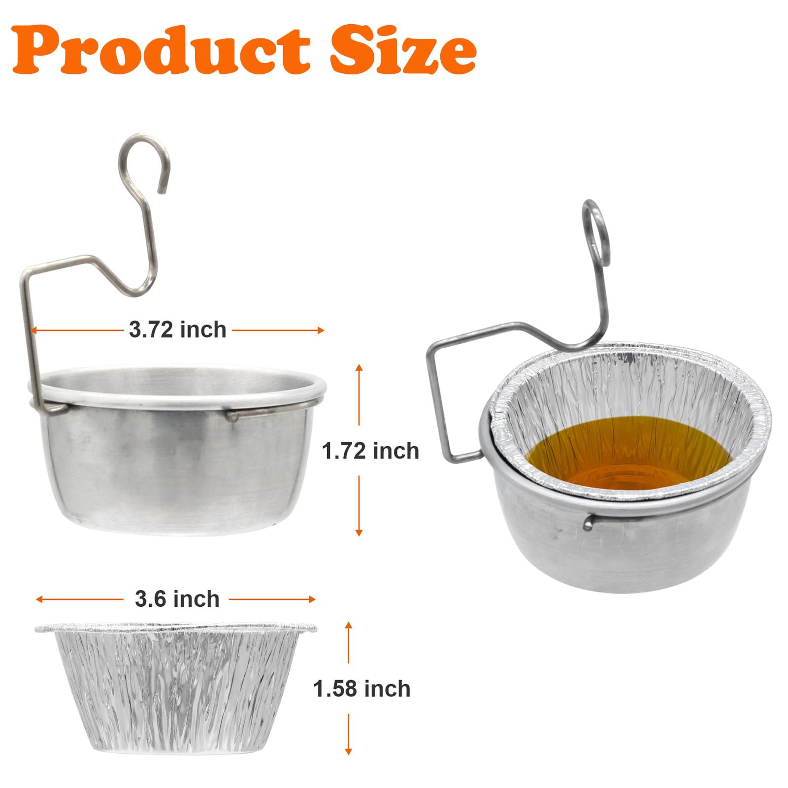 TAILGRILLER universal grease cup replacement fits multiple brands for easy upgrades