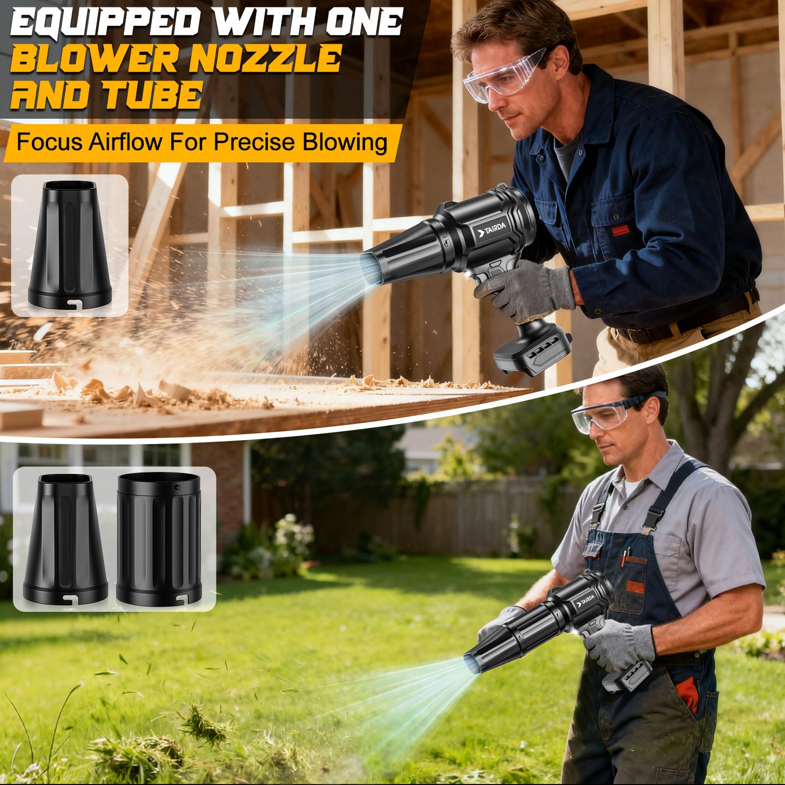 Compact, portable TAIRDA design fits in trunk or tool cabinet.