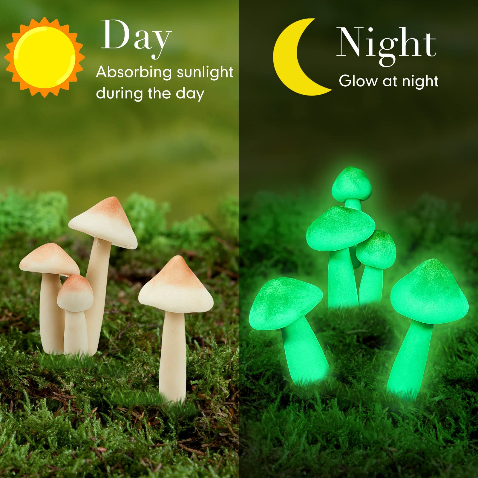Taiyin Christmas tree mushrooms glow for festive indoor decor