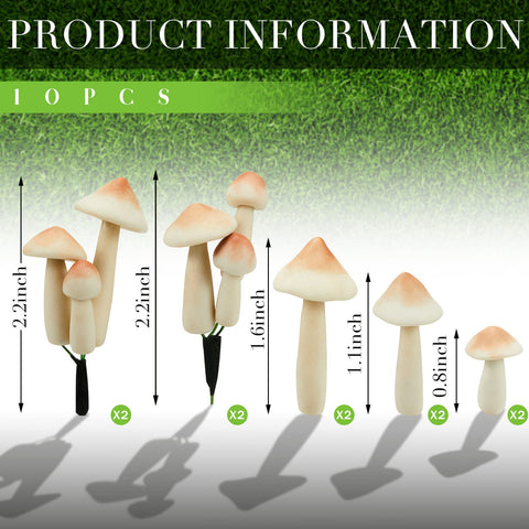 Taiyin mushroom yard decor adding a gentle glow to a patio