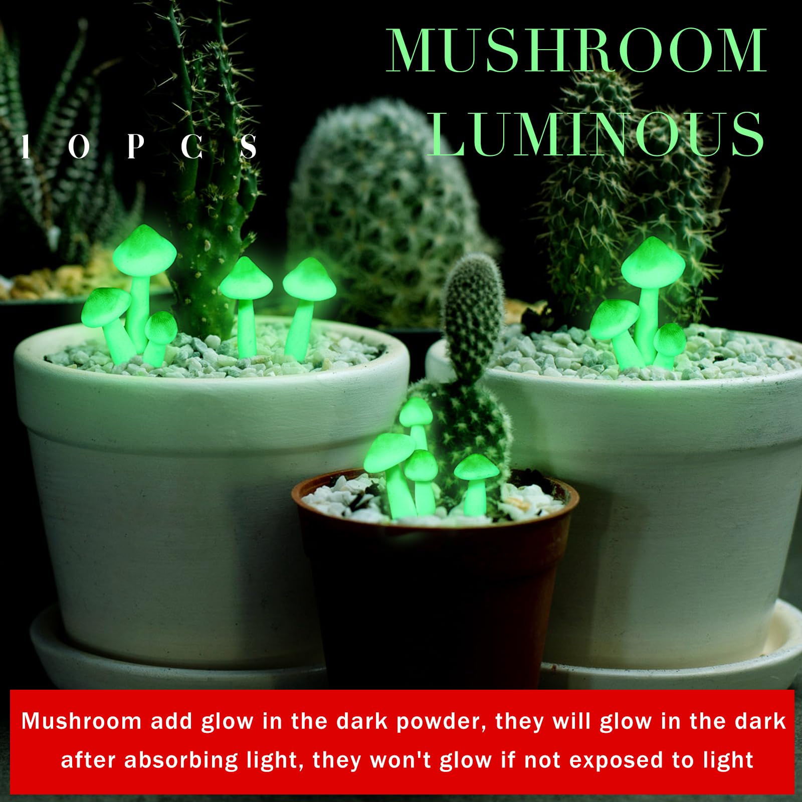 Taiyin waterproof garden mushroom lights perfect for decks pools and patios with magical glow