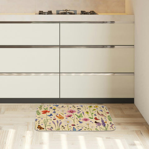 TAJWE spring mat traps mud and moisture before entering the home.
