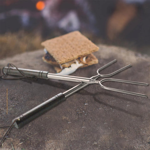 Takelong thickened durable construction for long-lasting campfire skewers