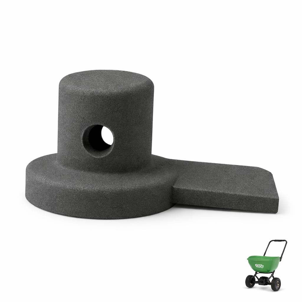 Takteq mixer cap cover sits on Scotts EdgeGuard DLX with precise fit.