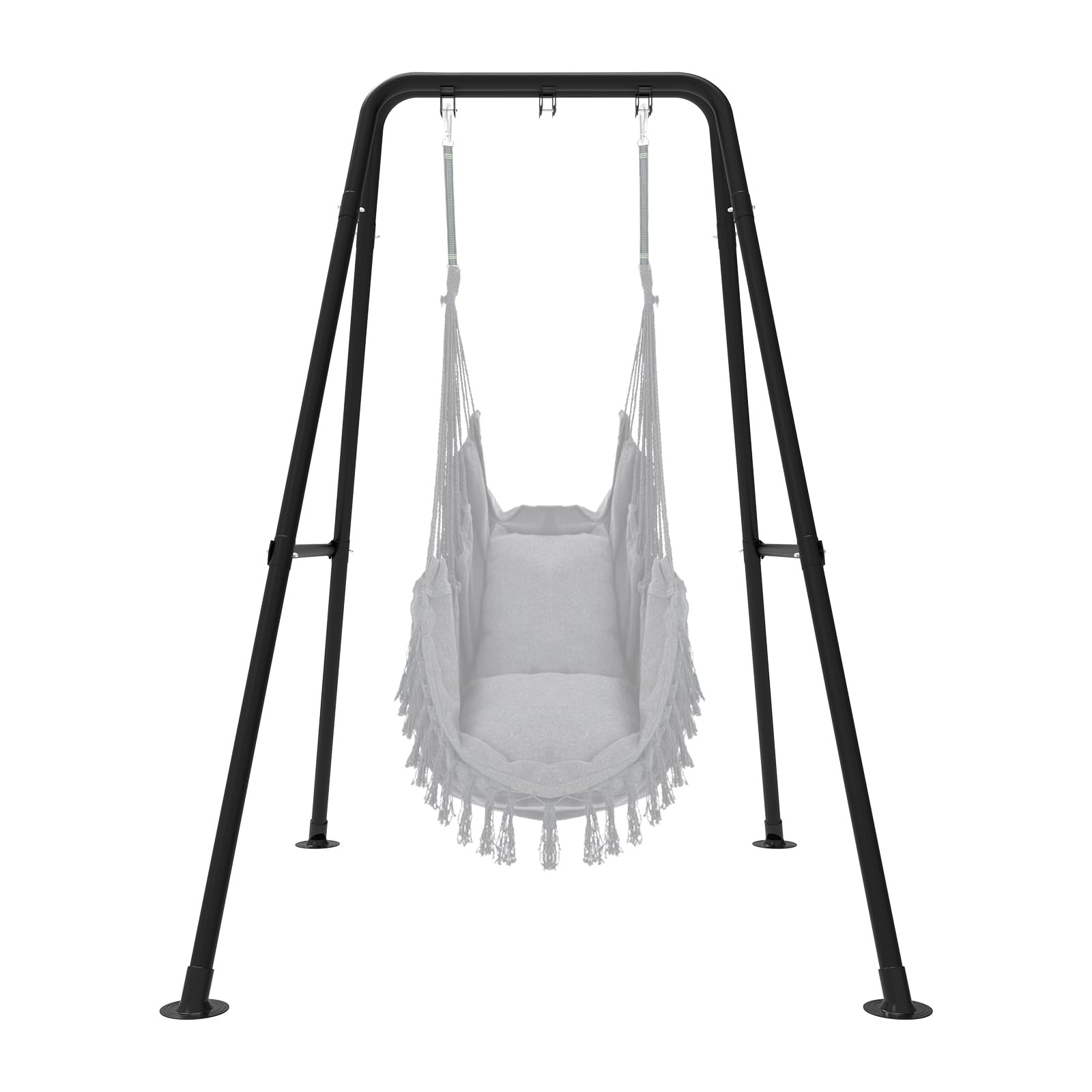 Taleco Gear swing stand with A-type structure for stable indoor or outdoor use.
