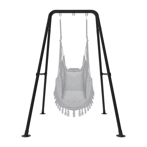Taleco Gear swing stand with A-type structure for stable indoor or outdoor use.