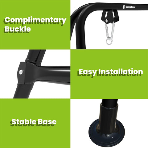 Taleco Gear frame is easy to assemble in 10 minutes for quick enjoyment.