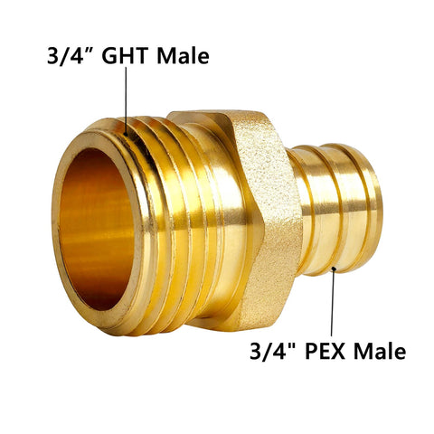 TALEGEN brass PEX fitting with rustproof, high-temp performance.