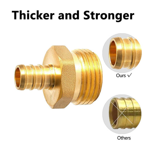 TALEGEN leak-proof brass connector designed for outdoor use.