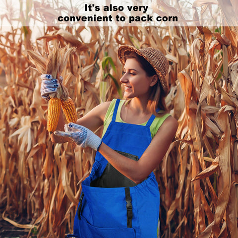 Talkson Gardening Apron breathable mesh back panel keeps you cooler while gardening