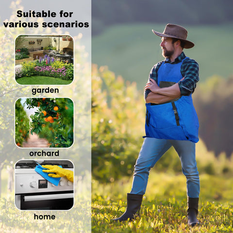 Talkson Gardening Apron ergonomic design with padded shoulder straps for reduced fatigue