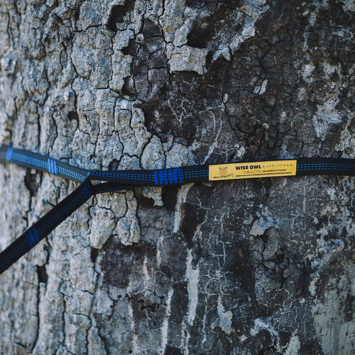 Talon Hammock Straps with 38 loops allow precise hang height.