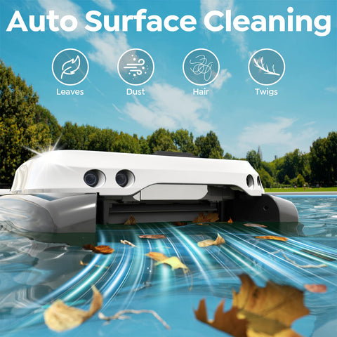 Talosbo Pleco SK01 brushless motor delivers strong suction for floating debris.