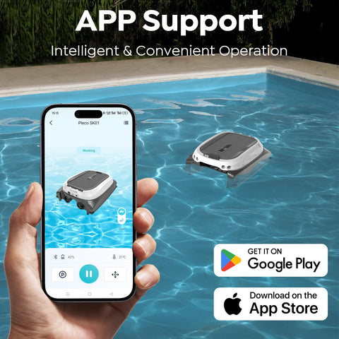 Talosbo Pleco SK01 dual cleaning modes adapt to pool conditions.