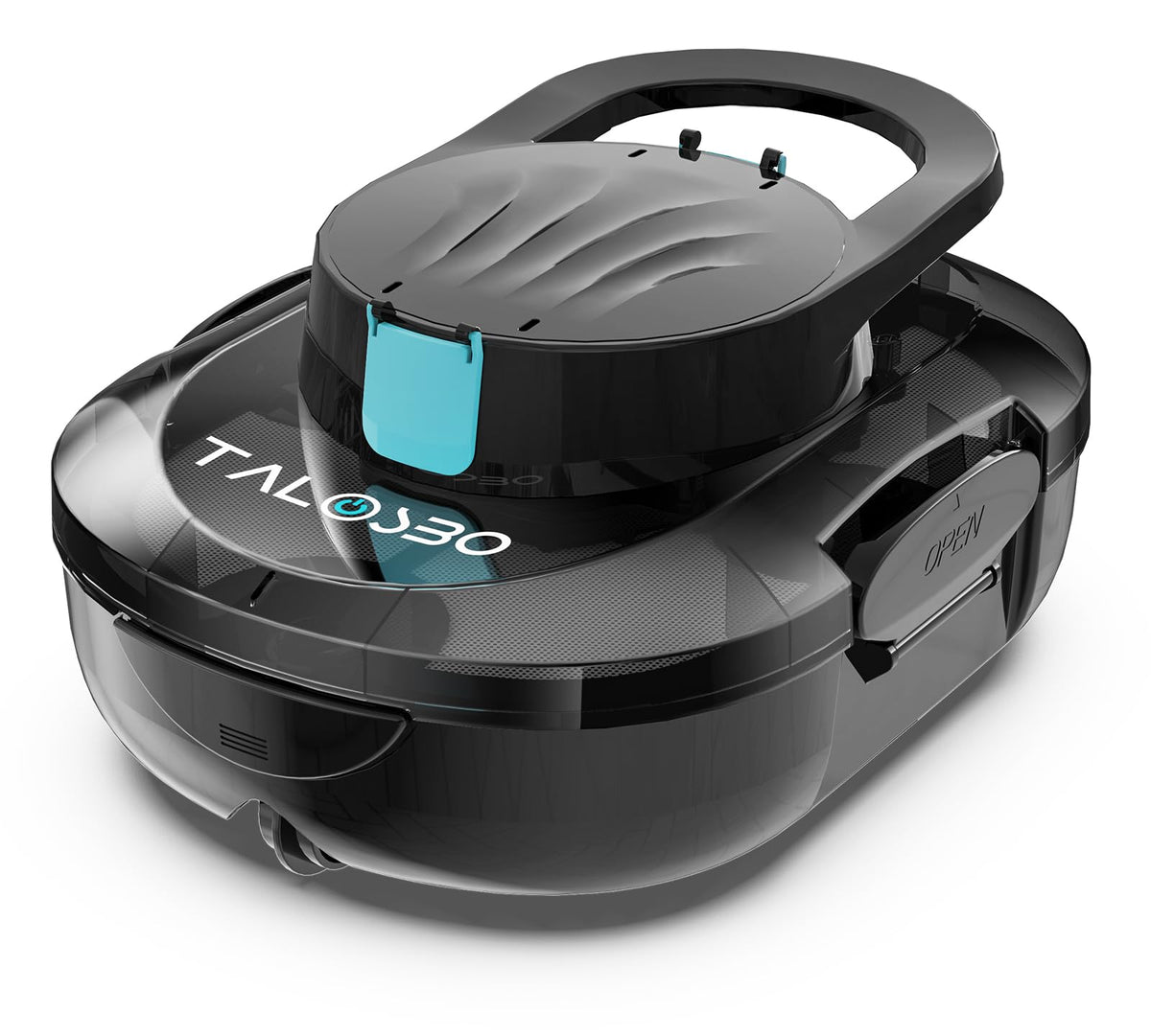 Talosbo S1 Pro dual-motor cleaning in action removes leaves and dirt